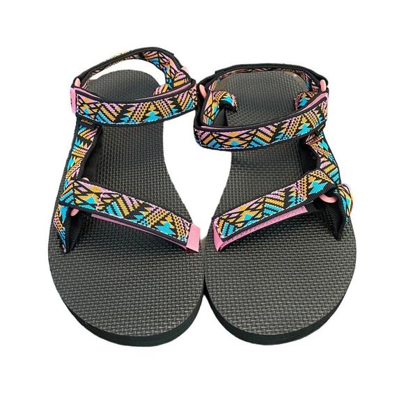 New in the box Teva original universal strap multi color sandals size 7, 9,10,11 - Picture 4 of 10